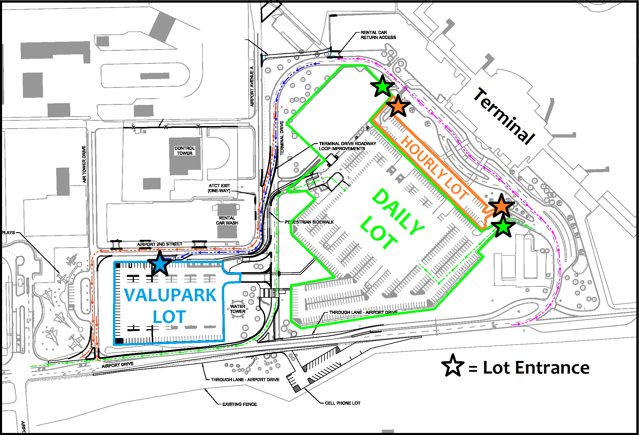 Airport Parking, Ground Transportation